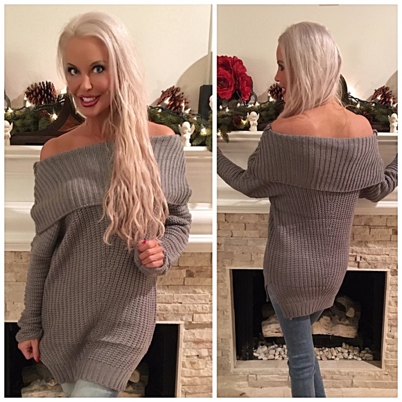 🛍LAST 1! Oversized Side Slit Sweater!! - Picture 2 of 2
